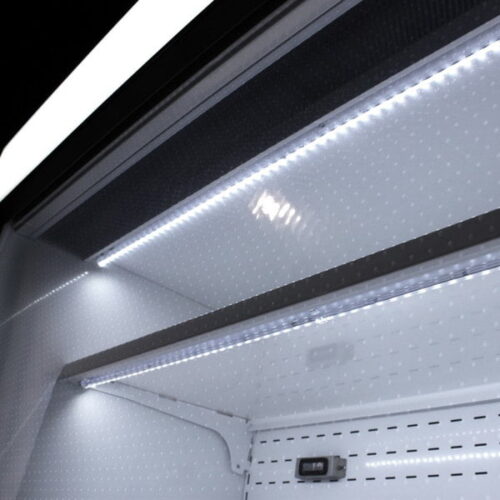 Turbo Air TOM-36EB-N Black Air Curtain Merchandiser - Image 2
