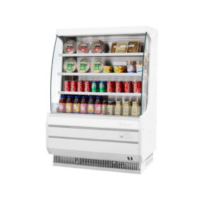 Turbo Air TOM-40MW-N White Air Curtain Merchandiser
