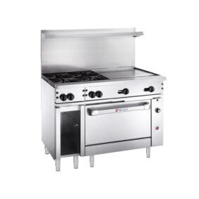 Wolf C48S-4B24GN Challenger XL Series Natural Gas 48" Manual Range 195000 BTU