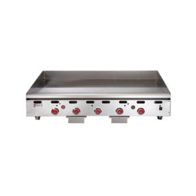 Wolf ASA60-30C Natural Gas Deep 60" Chrome Griddle 135000 BTU
