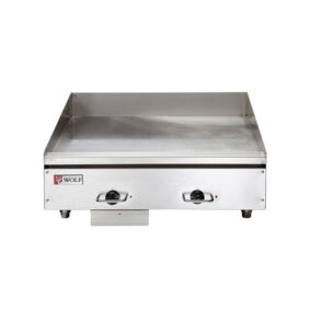 Wolf WEG24E-24C 24" Electric Countertop Griddle 208V 1 Phase 10.8 kW