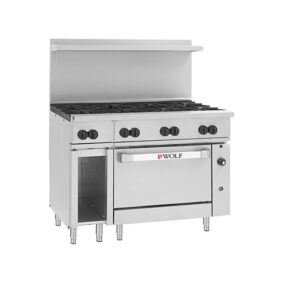 Wolf C48C-8BN Challenger XL Series Natural Gas 48" Range 275000 BTU