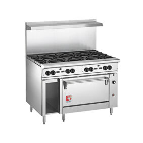 Wolf C48S-8BP Challenger XL Series Liquid Propane 48" Range 275000 BTU