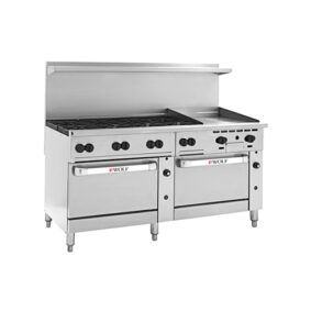 Wolf C72SS-8B24GTP Challenger XL Series Liquid Propane 72" Thermostatic Range 350000 BTU