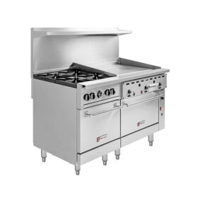 Wolf C60SC-4B36GN Challenger XL Series Natural Gas 60" Manual Range 238000 BTU