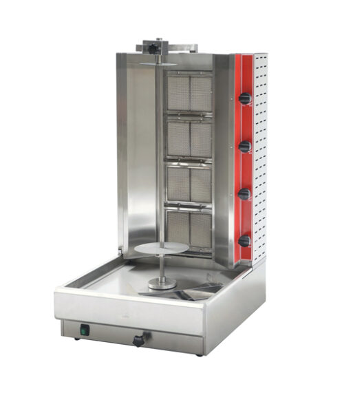 Omcan 4 BURNERS 38,000 BTU Vertical Broiler NATURAL GAS DONER KEBAB - Image 1