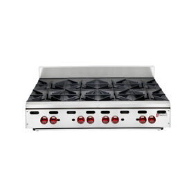 Wolf AHP848-LP Achiever Liquid Propane 48" 8 Burner Countertop Range 220000 BTU