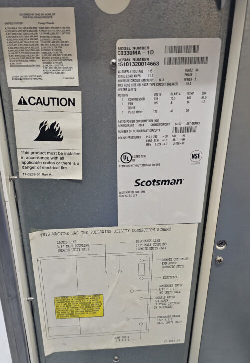 Scotsman Ice Machine