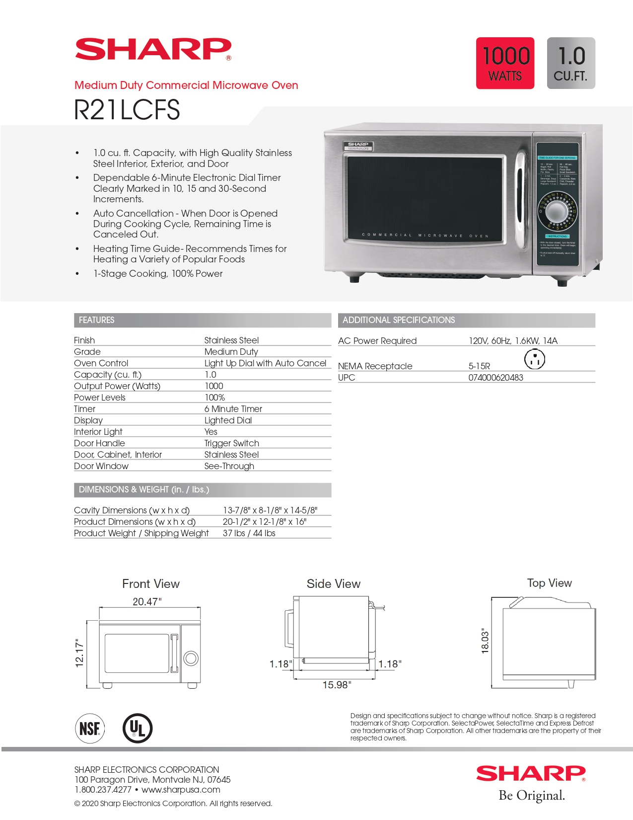 SPEC SHEET