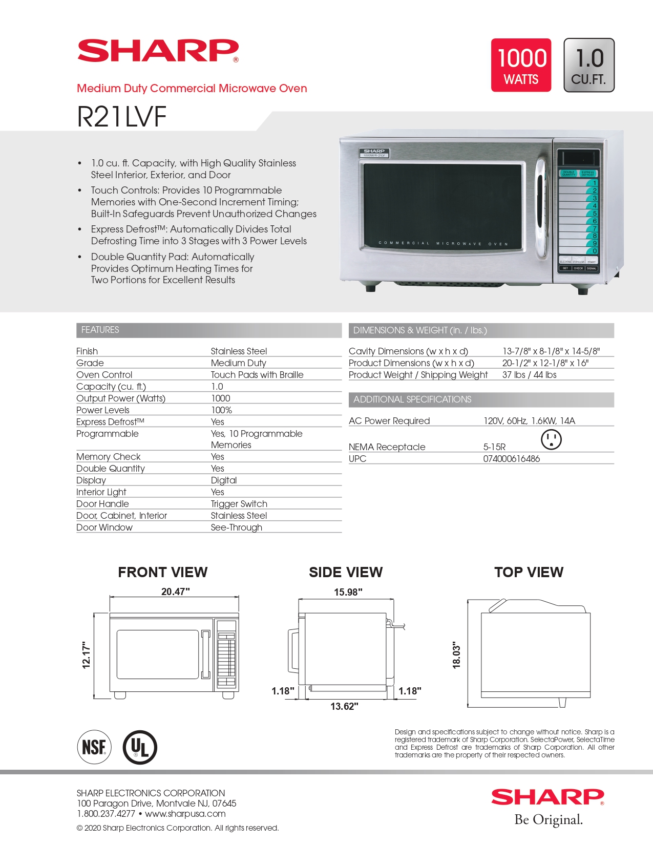 SPEC SHEET