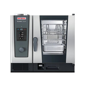 Rational iCombi Pro ICP-6-HALF-E LM100BE 6 Pan Half Size Electric Combi Oven – 3Ph, 208V