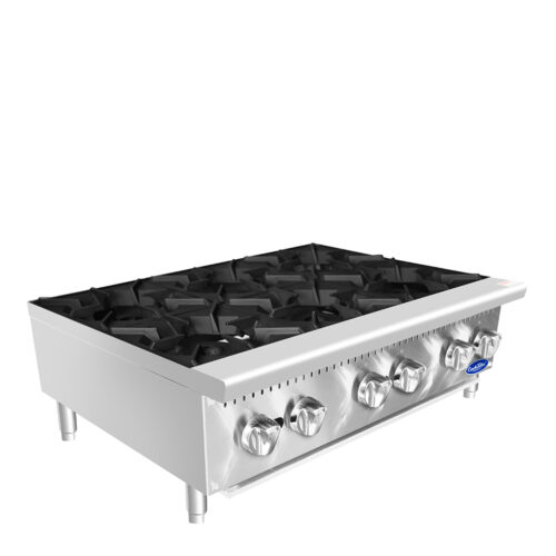 Atosa ACHP-6 36" 6-Burner Gas Countertop Range (Hot Plate) - Image 5