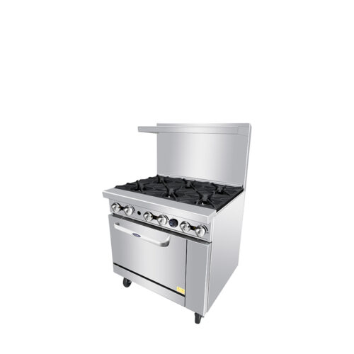 Atosa AGR-6B 36" Gas Range Six (6) Open Burners - Image 4