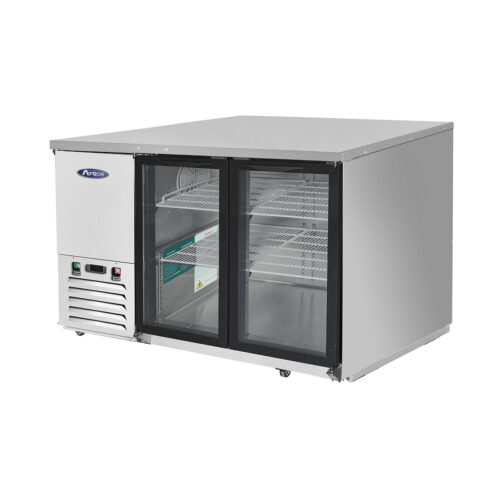 Atosa MBB59GGR 59" Glass 2 Door Back Bar Cooler - Image 4