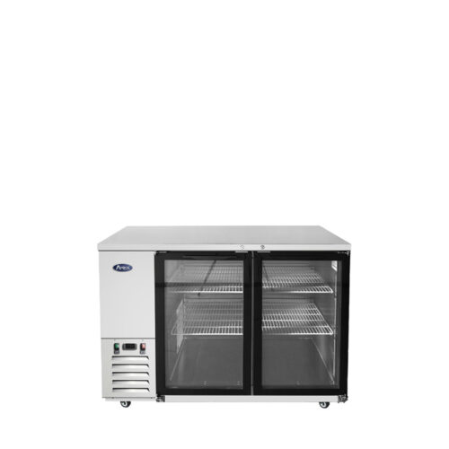 Atosa MBB59GGR 59" Glass 2 Door Back Bar Cooler - Image 2