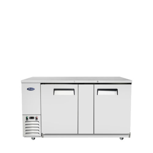 Atosa MBB69GR 69" Solid 2-Door Back Bar Cooler - 21.5 Cu. Ft. - Image 2