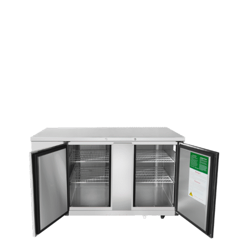 Atosa MBB69GR 69" Solid 2-Door Back Bar Cooler - 21.5 Cu. Ft. - Image 3