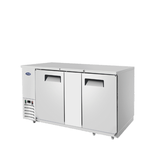 Atosa MBB69GR 69" Solid 2-Door Back Bar Cooler - 21.5 Cu. Ft. - Image 4