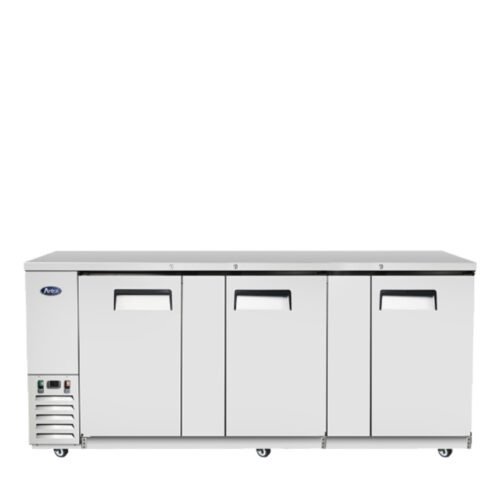 Atosa MBB90GR 90" Solid 3-Door Back Bar Cooler - 30.1 Cu. Ft. - Image 2