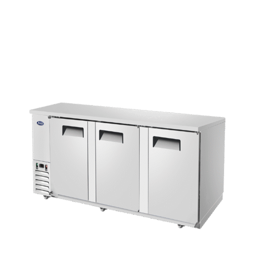 Atosa MBB90GR 90" Solid 3-Door Back Bar Cooler - 30.1 Cu. Ft. - Image 4