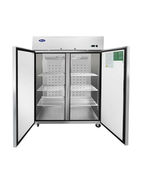 Atosa MBF8005GR 51" Solid 2-Door Reach-In Refrigerator - 43.20 Cu. Ft. - Image 4