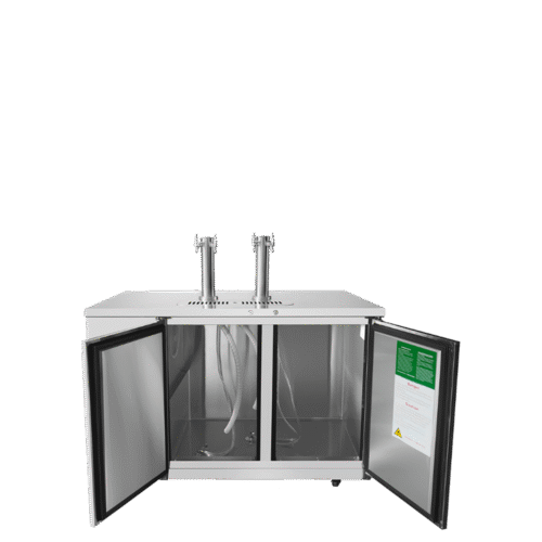 Atosa MKC58GR 58" 2-Keg Direct Draw Keg Cooler With 2 Double Taps - Image 5