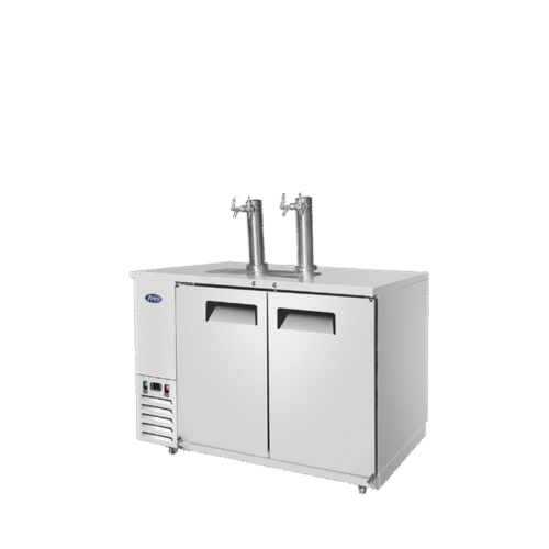 Atosa MKC58GR 58" 2-Keg Direct Draw Keg Cooler With 2 Double Taps - Image 4