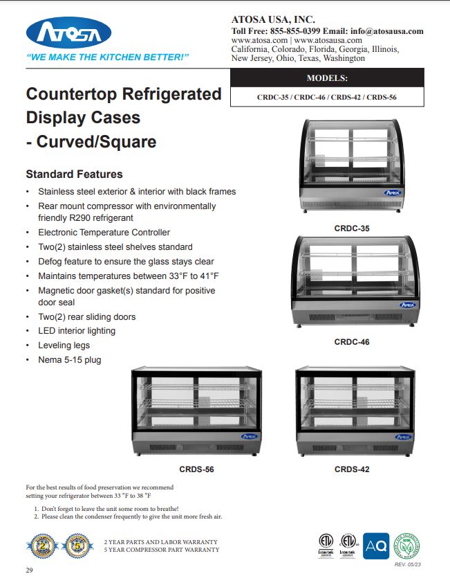 Spec Sheet