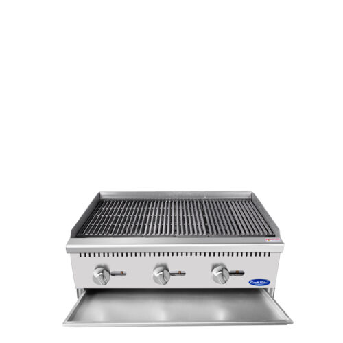 Atosa ATCB-36 36'' Heavy Duty Char Rock Broiler - Image 2