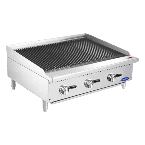 Atosa ATCB-36 36'' Heavy Duty Char Rock Broiler - Image 3