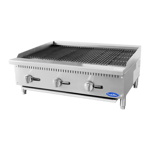 Atosa ATCB-36 36'' Heavy Duty Char Rock Broiler - Image 4