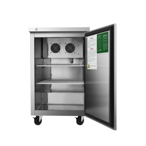 Atosa MBB23GR 23'' Back Bar Cooler with Solid Stainless Steel Door - Image 2
