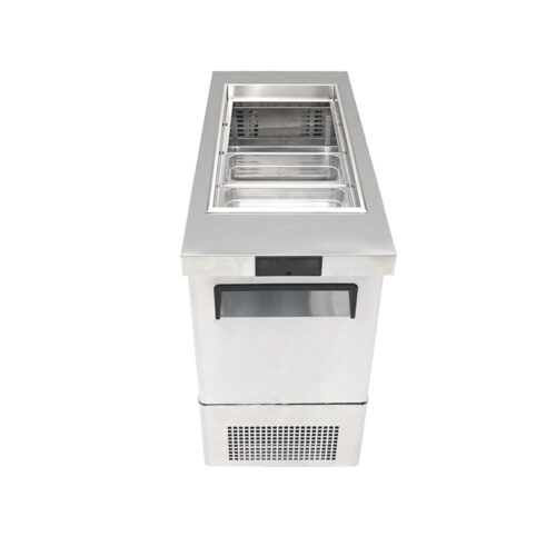 Atosa MSF17GR-NTCV 17" Slim Sandwich Prep Table Refrigerator - Image 3