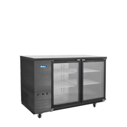 Atosa SBB48GGRAUS2 48" 2 Door Back Bar Cooler Shallow Depth - Image 2