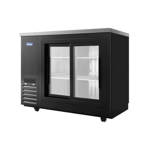 Atosa SBB48SGGRAUS2 48" Back Bar Cooler w/ 2 Sliding Glass Door - Image 3