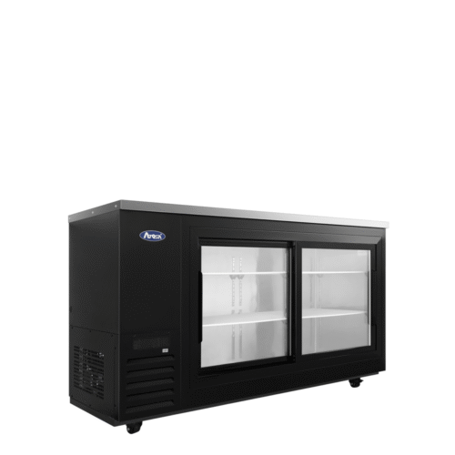Atosa SBB69SGGRAUS2 69" 2 Sliding Glass Door Back Bar Cooler - Image 2
