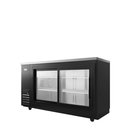 Atosa SBB69SGGRAUS2 69" 2 Sliding Glass Door Back Bar Cooler - Image 3