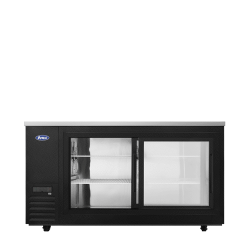 Atosa SBB69SGGRAUS2 69" 2 Sliding Glass Door Back Bar Cooler - Image 4