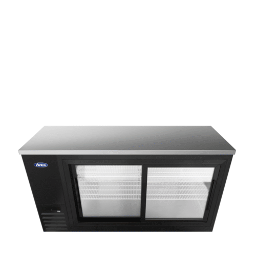 Atosa SBB69SGGRAUS2 69" 2 Sliding Glass Door Back Bar Cooler - Image 5