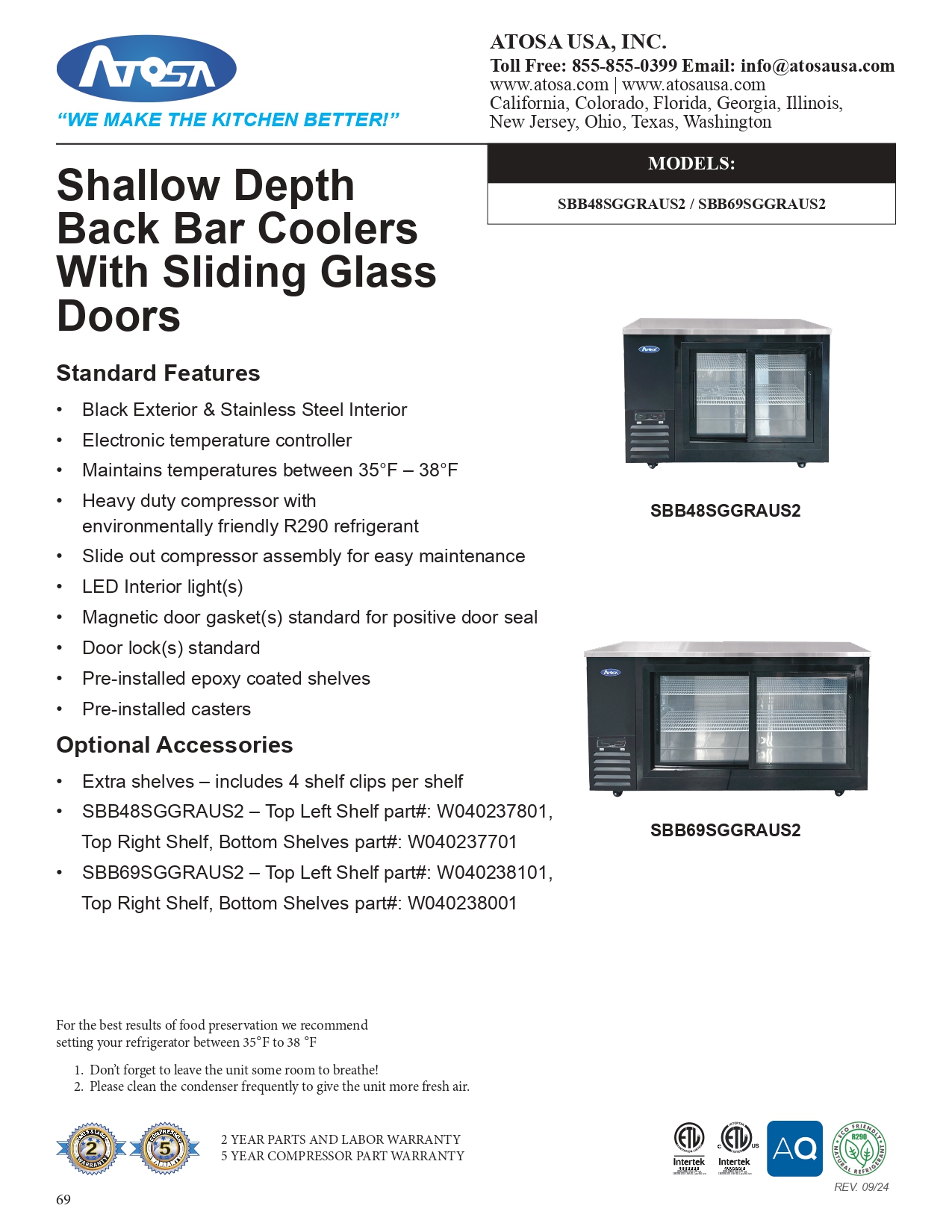 Spec Sheet