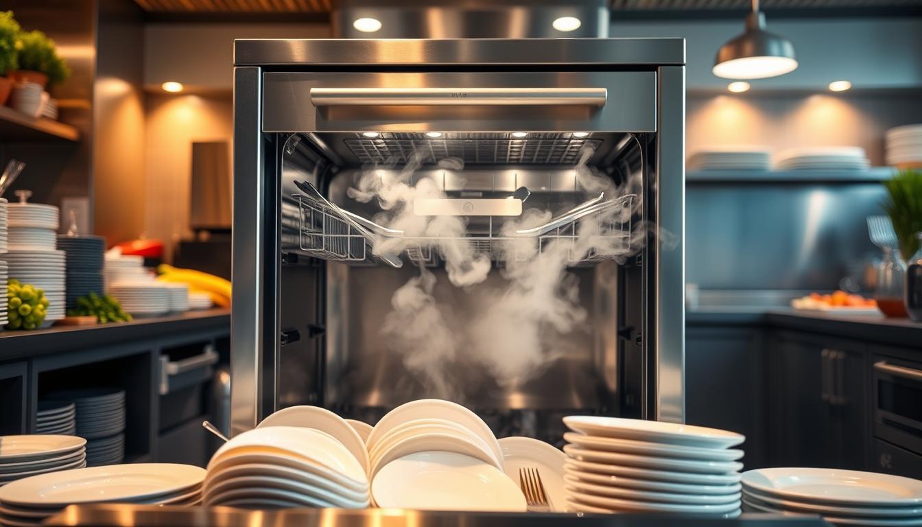 commercial dishwasher