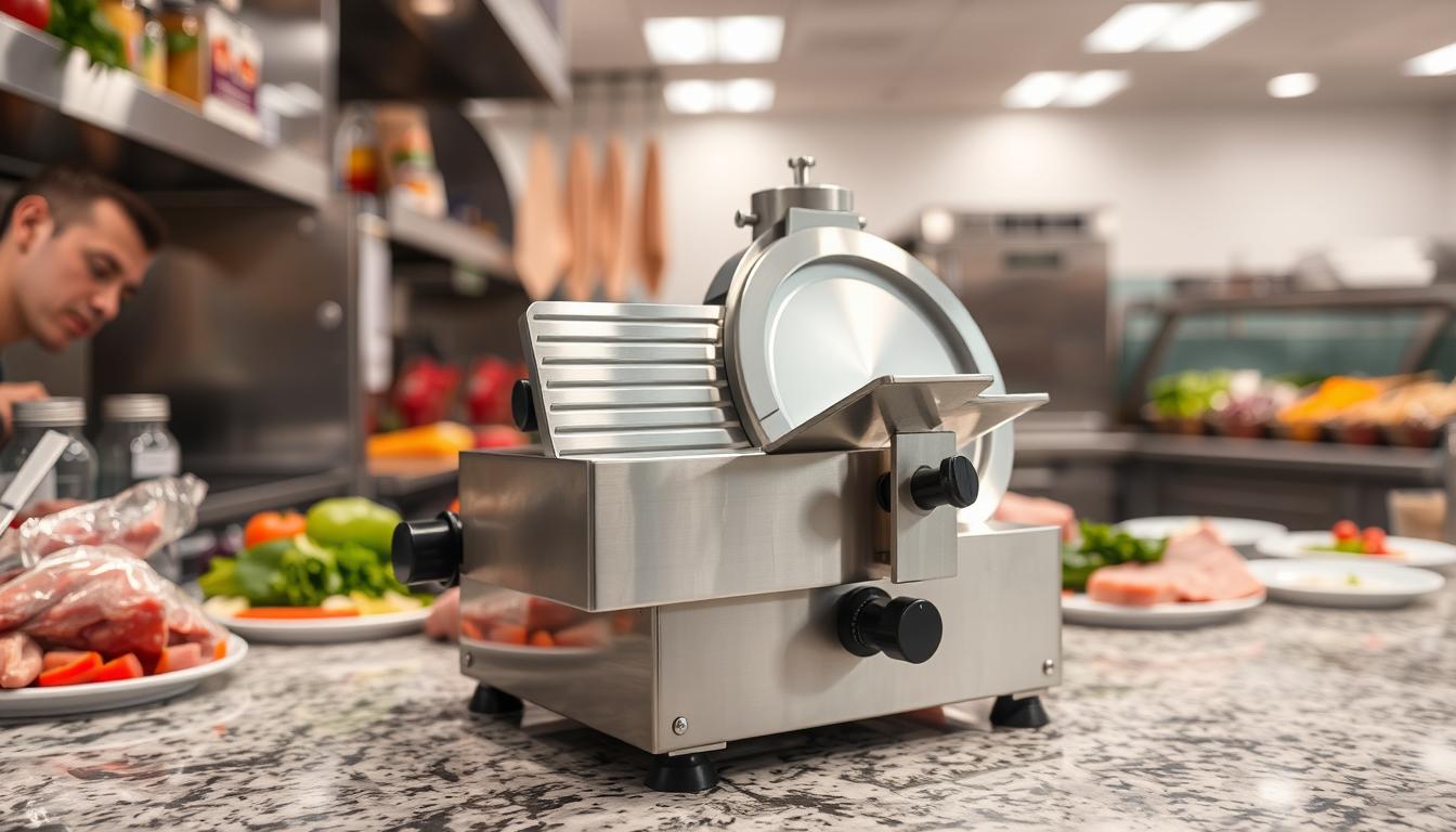 commercial meat slicer