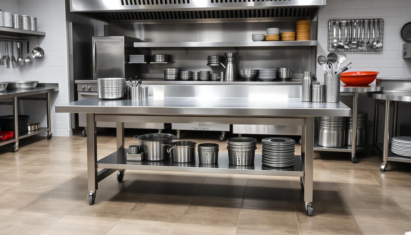 stainless steel table