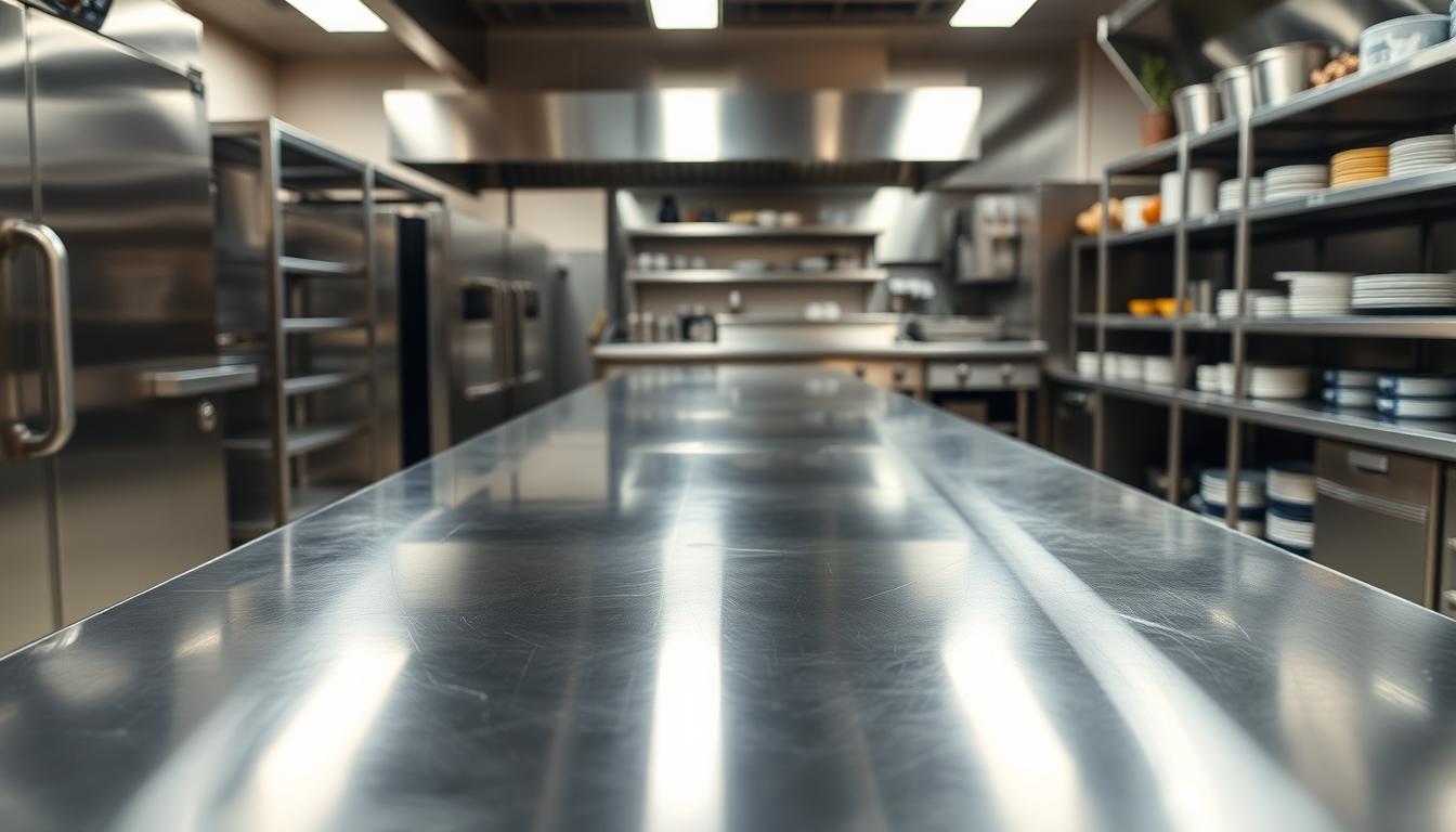stainless steel table