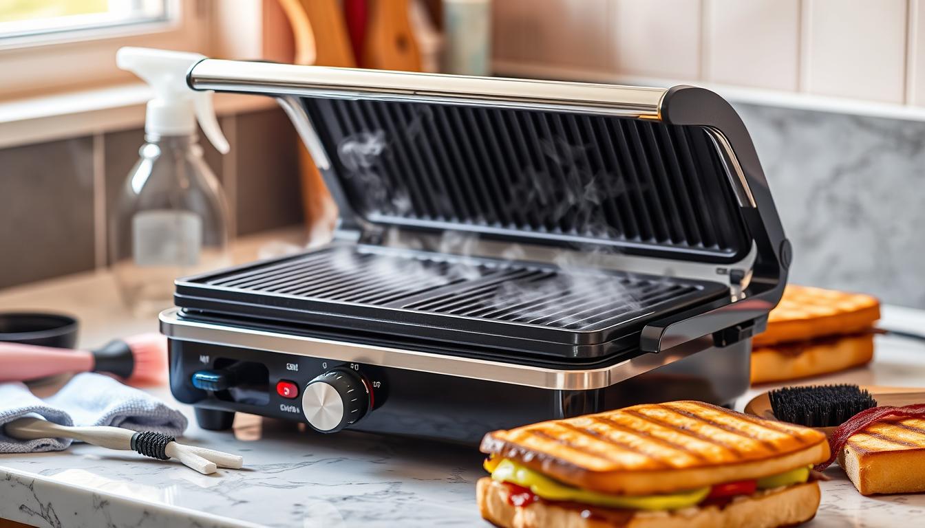 electric panini grill maintenance