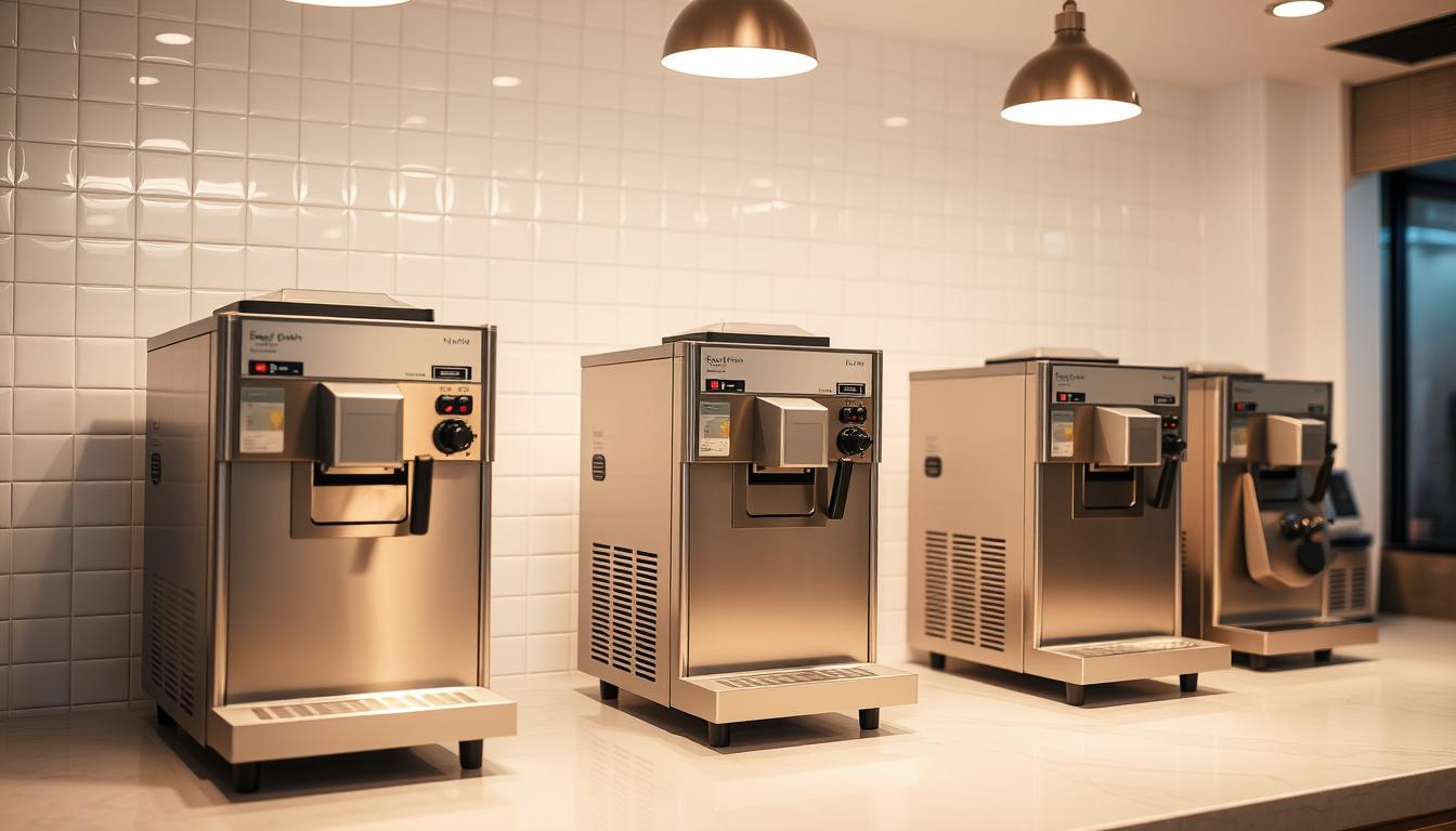 restaurant-grade soft serve machines