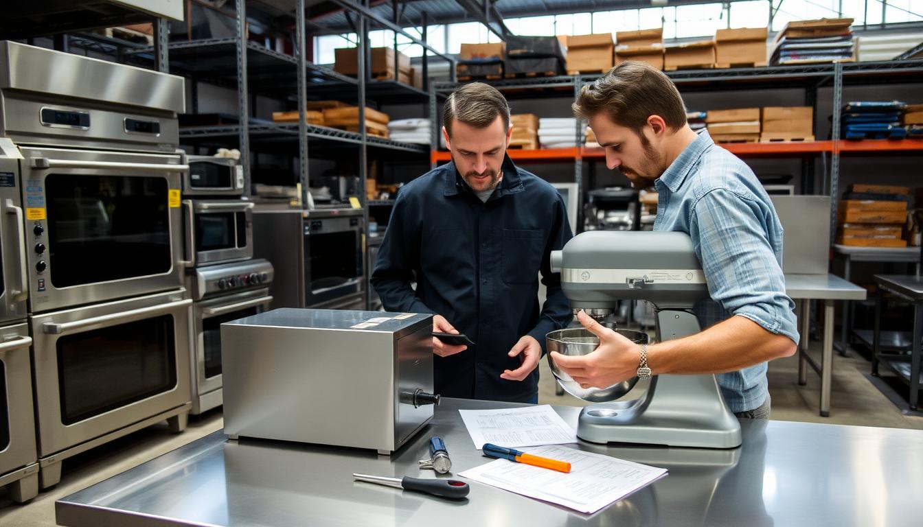 second hand restaurant equipment inspection