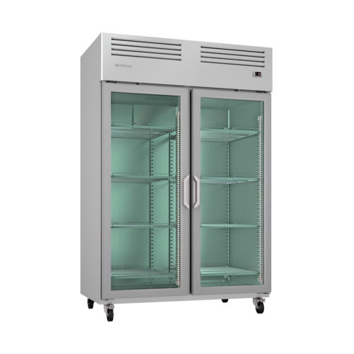 AGB49CR.jpg Infrico IRR-AGB49CR Refrigerator - 2 glass doors AGB Series - 49 ft3 - Image 1