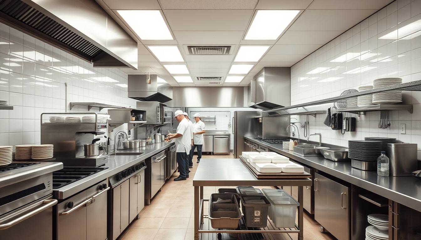 Optimized workflow in a kitchen Optimized workflow in a kitchen