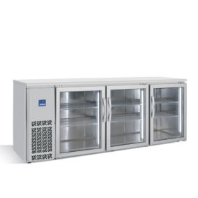 Infrico IMD-ERV84 II GD Back bar coolers - 3 glass doors ERV Series - 19,85 ft3